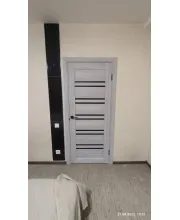 Межкомнатные Двери Leador Doors Sicilia монблан Черное стекло ПВХ плёнка Межкомнатные Двери Leador Doors Sicilia монблан Черное стекло ПВХ плёнка