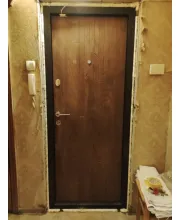 Входные Двери Премиум Люксор спил дерева коньячный Qdoors