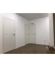 Межкомнатные Двери Dooris Alu Graffiti A08 Черное стекло Краска
