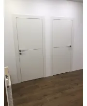 Межкомнатные Двери Dooris Alu Graffiti A08 Черное стекло Краска