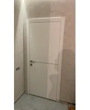 Межкомнатные Двери Dooris Alu Graffiti A08 Черное стекло Краска