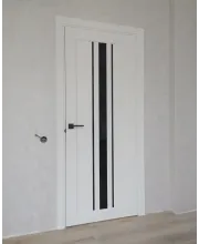 Міжкімнатні Двері StilDoors ARIZONA Чорне скло ПВХ плівка Міжкімнатні Двері StilDoors ARIZONA Чорне скло ПВХ плівка