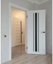 Міжкімнатні Двері StilDoors ARIZONA Чорне скло ПВХ плівка Міжкімнатні Двері StilDoors ARIZONA Чорне скло ПВХ плівка