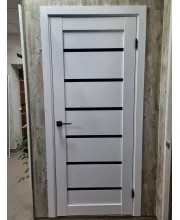 Міжкімнатні Двері Darumi Doors Vela дуб ольс Чорне скло Ламінатин Міжкімнатні Двері Darumi Doors Vela дуб ольс Чорне скло Ламінатин