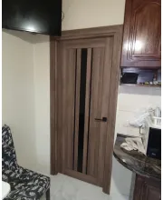Міжкімнатні Двері StilDoors ARIZONA Чорне скло ПВХ плівка Міжкімнатні Двері StilDoors ARIZONA Чорне скло ПВХ плівка