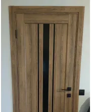 Міжкімнатні Двері StilDoors ARIZONA Чорне скло ПВХ плівка Міжкімнатні Двері StilDoors ARIZONA Чорне скло ПВХ плівка