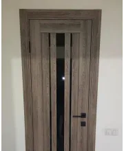 Міжкімнатні Двері StilDoors ARIZONA Чорне скло ПВХ плівка Міжкімнатні Двері StilDoors ARIZONA Чорне скло ПВХ плівка