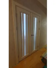 Межкомнатные Двери Korfad Florence FL-03 сатин белый ПВХ плёнка Межкомнатные Двери Korfad Florence FL-03 сатин белый ПВХ плёнка