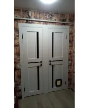 Межкомнатные Двери Darumi Doors Next белый текстурный Черное стекло Ламинатин Межкомнатные Двери Darumi Doors Next белый текстурный Черное стекло Ламинатин