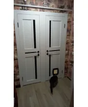 Межкомнатные Двери Darumi Doors Next белый текстурный Черное стекло Ламинатин Межкомнатные Двери Darumi Doors Next белый текстурный Черное стекло Ламинатин
