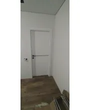 Межкомнатные Двери Dooris Alu Graffiti A08 Черное стекло Краска