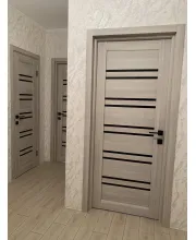 Межкомнатные Двери Leador Doors Sicilia монблан Черное стекло ПВХ плёнка Межкомнатные Двери Leador Doors Sicilia монблан Черное стекло ПВХ плёнка