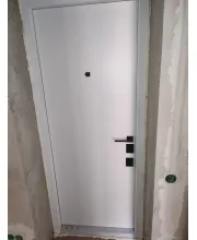 Входные Двери Онтарио софт черный/белый супермат Qdoors