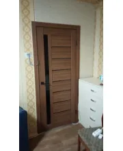 Межкомнатные Двери StilDoors LONDON Черное стекло ПВХ плёнка