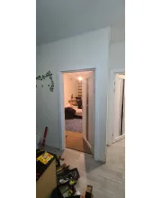 Межкомнатные Двери Korfad Florence FL-03 Черное стекло ПВХ плёнка