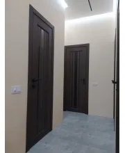 Межкомнатные Двери Korfad Florence FL-03 Черное стекло ПВХ плёнка