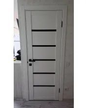 Межкомнатные Двери MSDoors Eko Texas Черное стекло Ламинатин