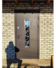 Входные Двери Defender (KTM) 408 Defender Glass RAL 8022Т Abwehr
