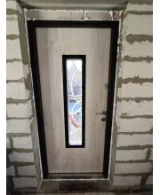 Входные Двери Defender (KTM) 408 Defender Glass RAL 8022Т Abwehr