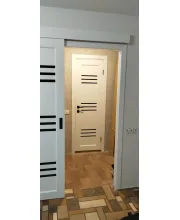 Межкомнатные Двери Korfad Florence FL-05 Черное стекло ПВХ плёнка Межкомнатные Двери Korfad Florence FL-05 Черное стекло ПВХ плёнка