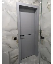 Межкомнатные Двери Dooris Alu Graffiti A08 Черное стекло Краска