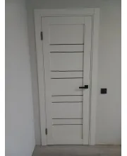 Межкомнатные Двери Terminus Ukrainian Doors UD-6 ПП Черное стекло ПВХ плёнка Межкомнатные Двери Terminus Ukrainian Doors UD-6 ПП Черное стекло ПВХ плёнка