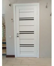 Міжкімнатні Двері Leador Doors Malta Сатин білий матовий ПВХ плівка Міжкімнатні Двері Leador Doors Malta Сатин білий матовий ПВХ плівка