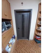 Міжкімнатні Двері StilDoors ARIZONA Чорне скло ПВХ плівка Міжкімнатні Двері StilDoors ARIZONA Чорне скло ПВХ плівка