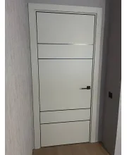 Двері Папа Карло Plato PL-09 білий матовий