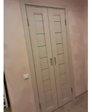 Міжкімнатні Двері Darumi Doors Leona дуб натуральний сатин білий Ламінатин