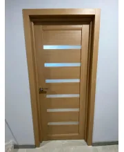 Межкомнатные Двери Darumi Doors Vela дуб натуральный сатин белый Ламинатин