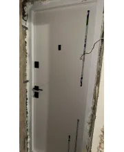 Входные Двери Премиум Триони-Аk антрацит/белая шагрень "Qdoors"