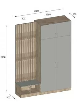 Мебель Вариант Прихожей №25 03.10.2024