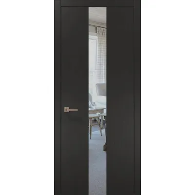 Двери Папа Карло Plato PL-06 шелк графит-0