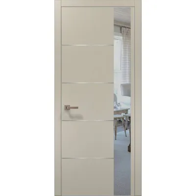 Двери Папа Карло Plato PL-11 шелк капучино-0