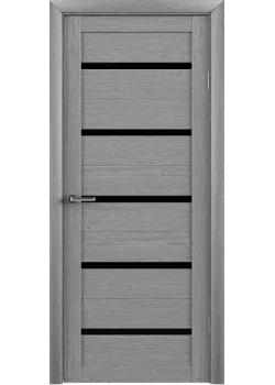 Двері Albero TrendDoors Flora з чорним склом