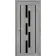 Межкомнатные Двери Korfad Venecia Deluxe VND-05 Эш-вайт Черное стекло ПВХ плёнка-3-thumb