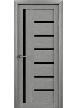 Двері Albero TrendDoors Bianca з чорним склом