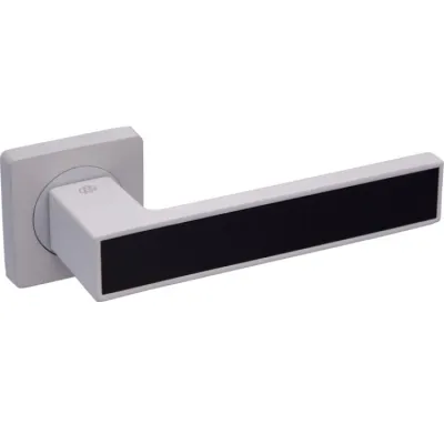 Ручки на розетах Gavroche MAGNIUM Mg - A1 WHITE/BLACK-0