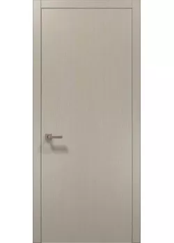 Двери PL-01 дуб кремовый брашированный Папа Карло
