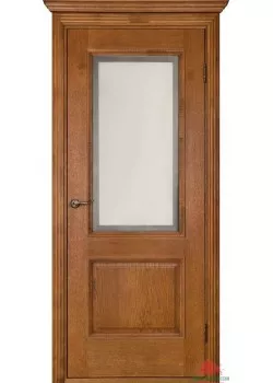 Двери Гранд ПО со стеклом Версаль (орех) Двери Белорусии