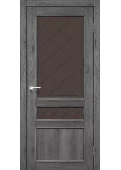 Двері CL-05 сатин бронза Korfad