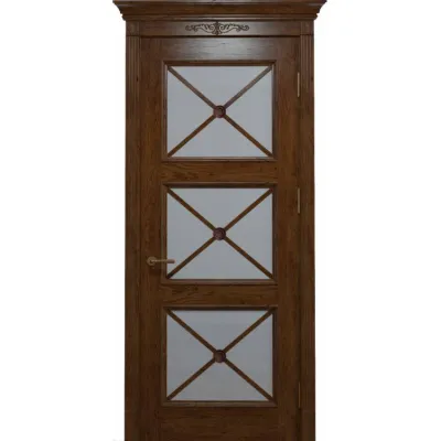 Межкомнатные Двери Status Royal Cross RC-022-S01 Шпон-0