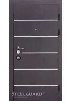 Двері AV-5 (Венге темний-Білий шовк) Steelguard