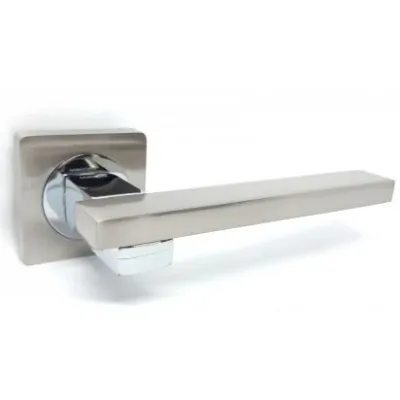 Ручки на розетах Кедр R08-150-AL-SN/CP-0
