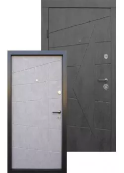Двери Акцент бетон темный - бетон серый "Qdoors"