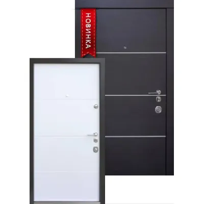 Вхідні Двері Авангард Горизонт AL 2 кольори "Qdoors"-1