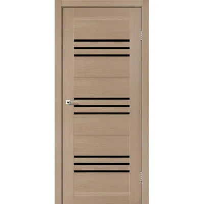Межкомнатные Двери Leador Doors Sovana Черное стекло ПВХ плёнка-3