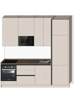Пряма кухня на замовлення у кольорі Кашемір №352 29.01.2026
