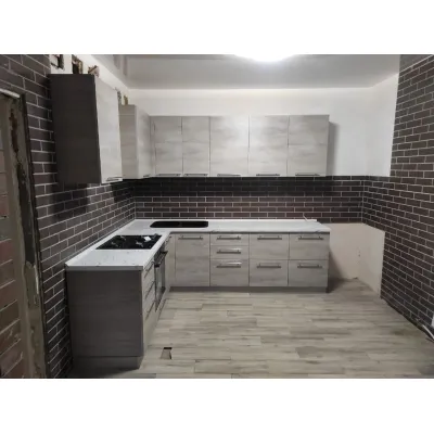 Кутова кухня на замовлення у кольорі Дуб сірий №13 08.03.2023-2